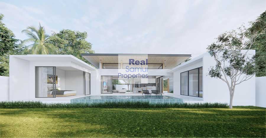 New Contemporary 3-Bed Garden View Pool Villas, Bang Por